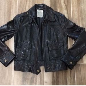 Leather jacket